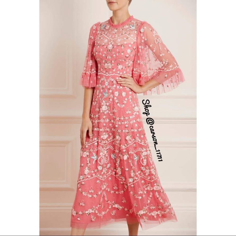 Needle & Thread Embroidered Ballerina Dress